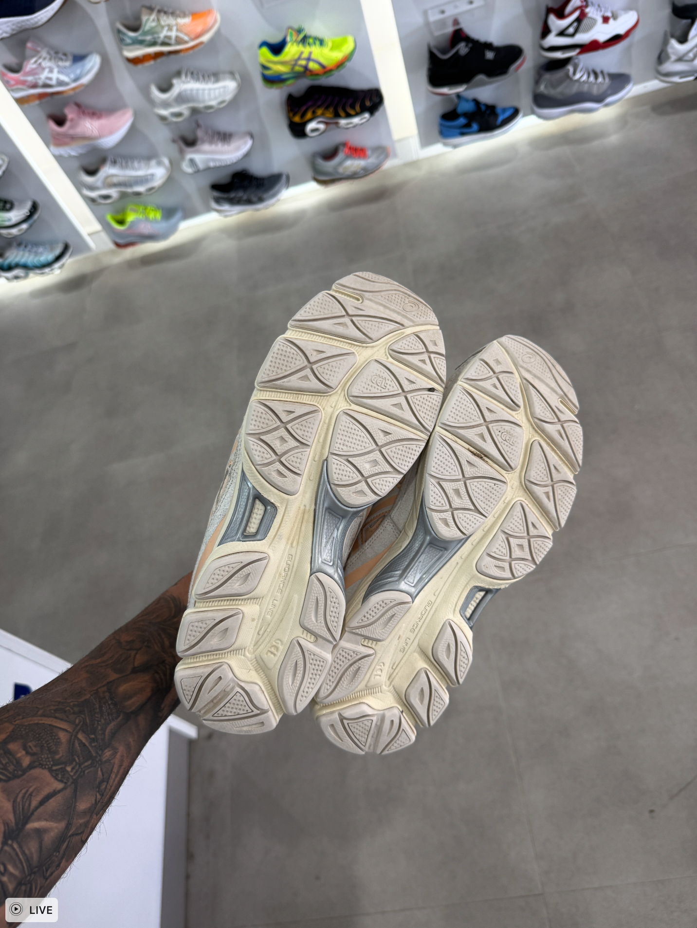 Used ASICS Gel NYC 'Oatmeal Bisque'