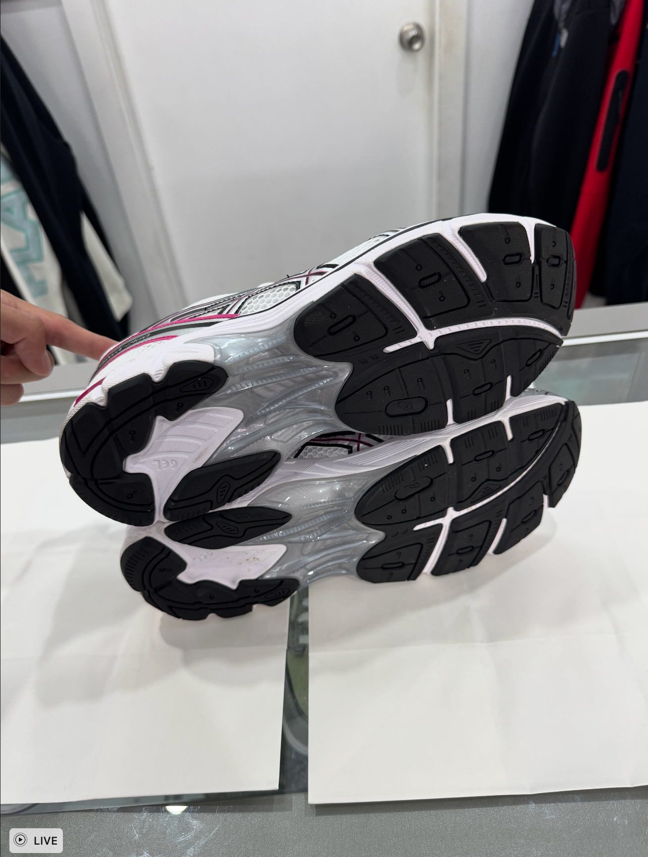 Used Asics GT-2160 Silver/Pink