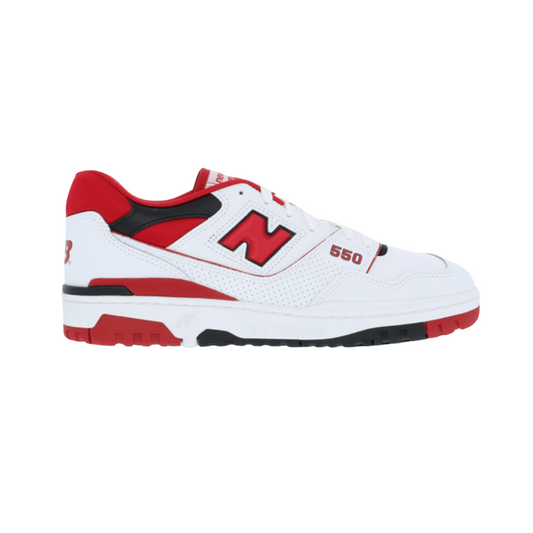 550 White Red Black