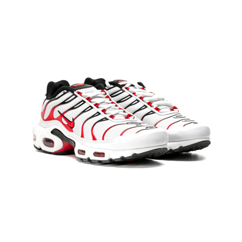 Nike air max plus 2025 white red