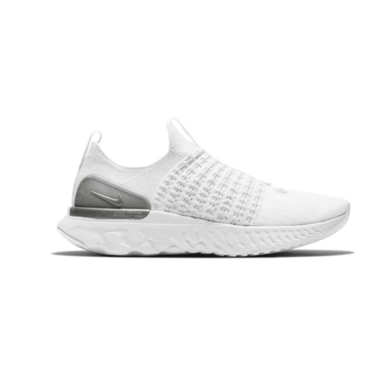 Nike Epic React Phantom Flyknit 2 'True White/Metallic Silver'