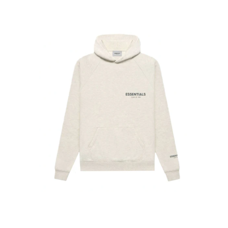 FEAR OF GOD Essentials Hoodie 'Light Oatmeal'