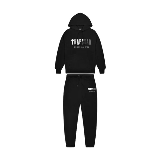 Decoded Tracksuit Black White Grey