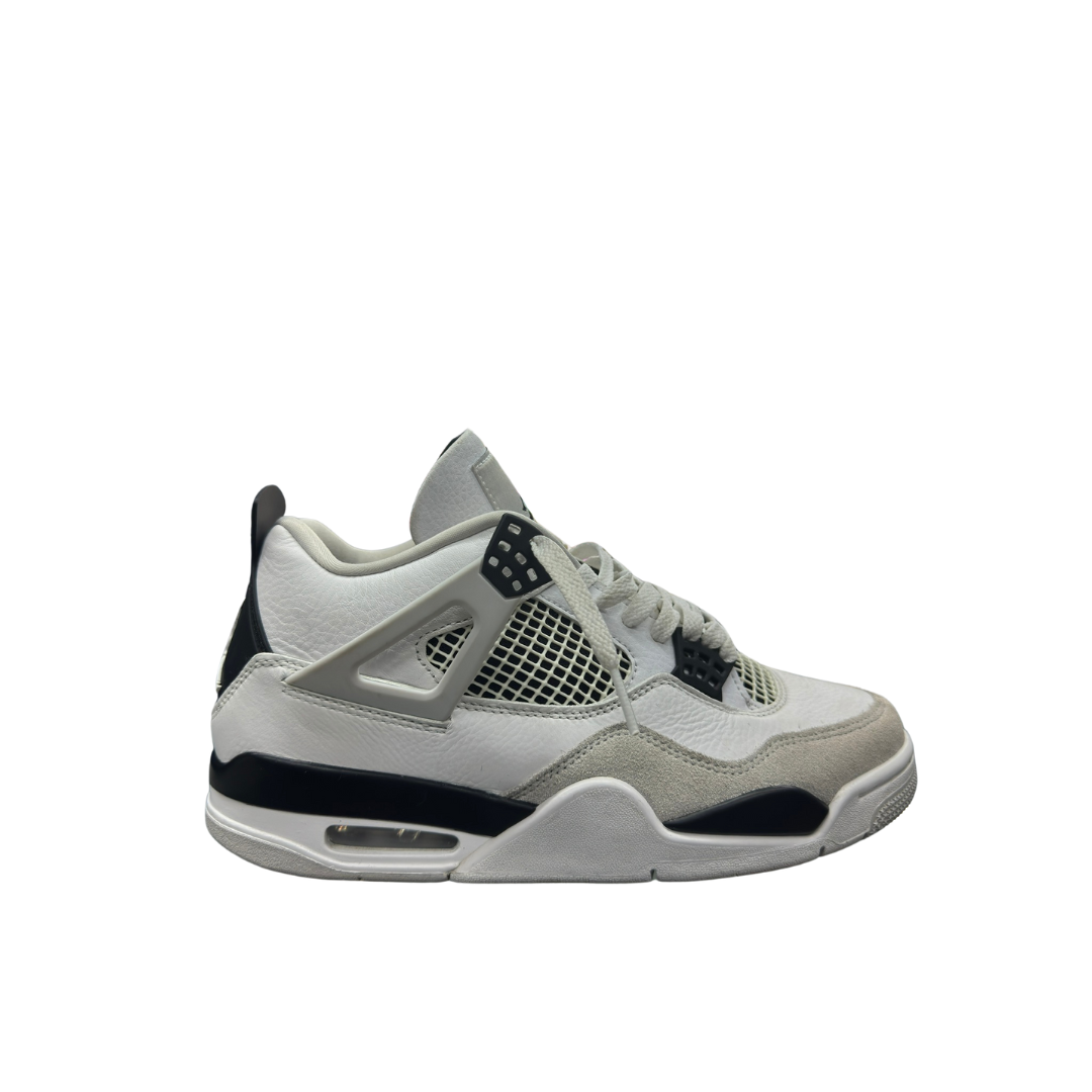 Used Jordan 4 Retro GS Military Black 7Y