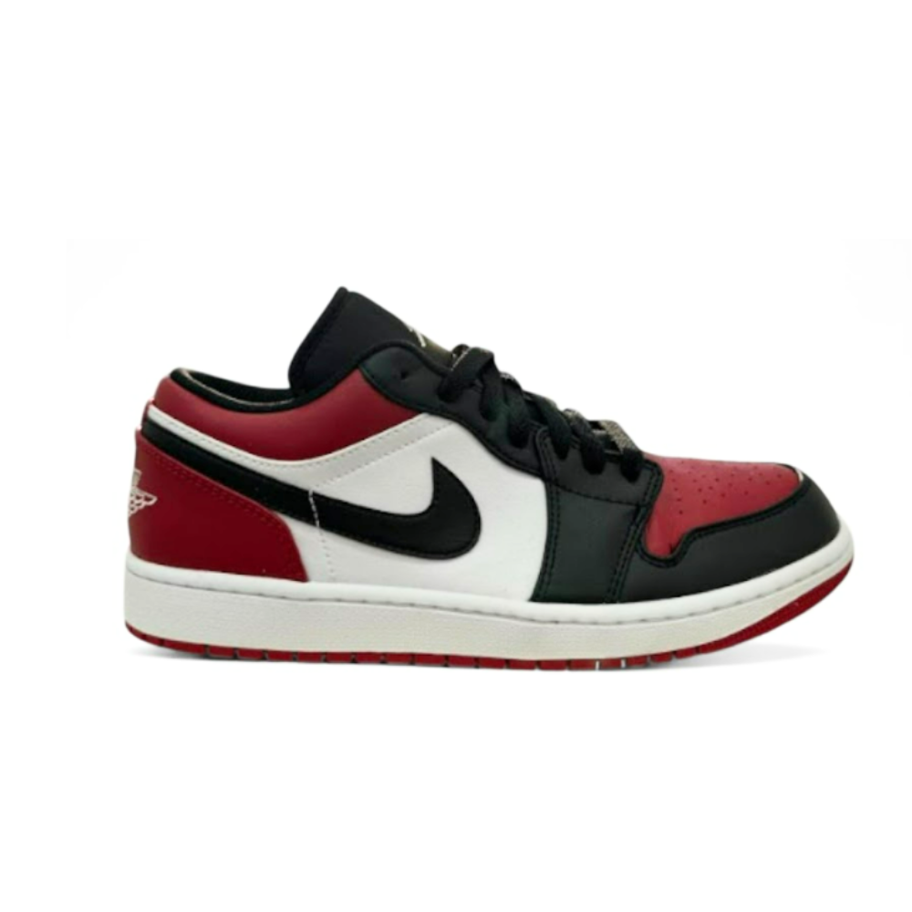 Used Jordan 1 Low Bred Toe US Men's 10 - Women's 11.5