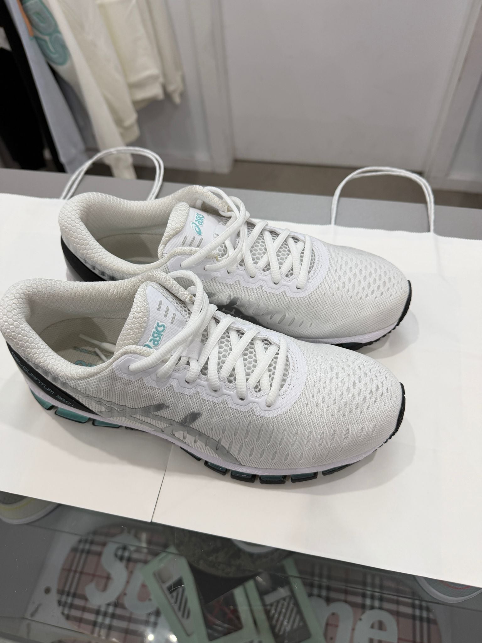 Used ASICS Gel Quantum 360 1 'White/Laminar Blue'