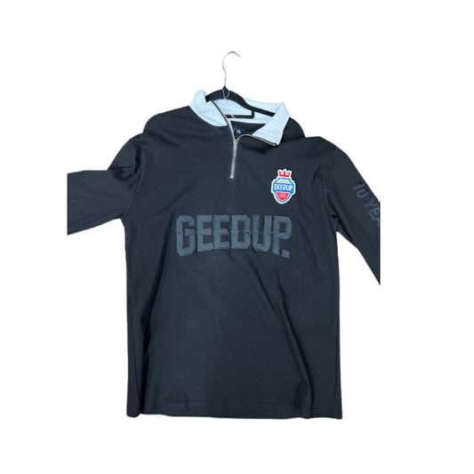 Pre-Owned Geedup 10 Years Quarter Zip 'Black'