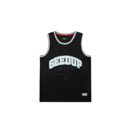 Geedup Basketball Jersey 'Black/Mint Green'