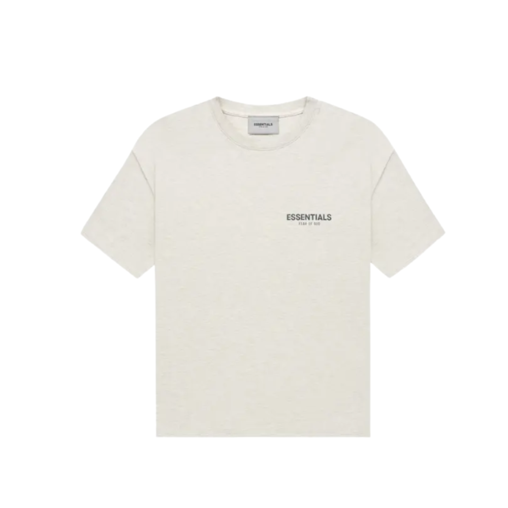 Fear of God Essentials Short-Sleeve Tee 'Light Heather Oatmeal'