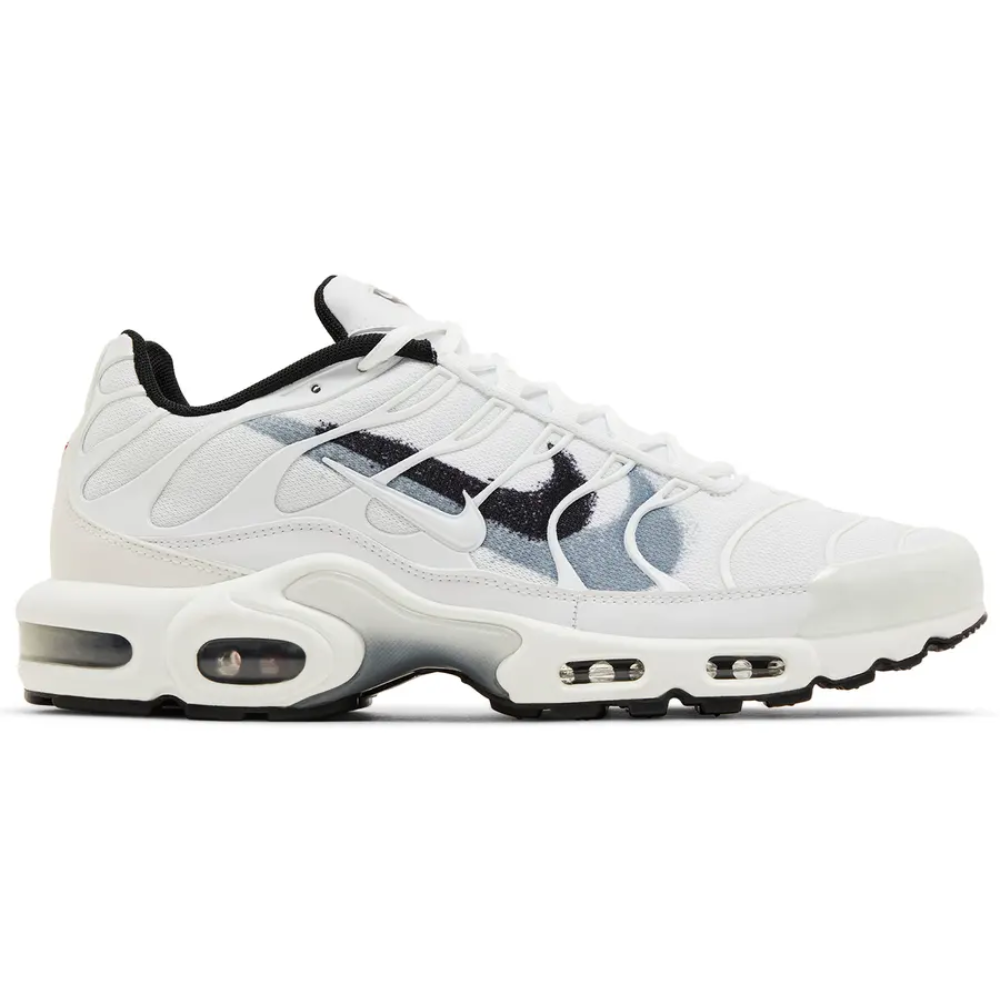 Nike TN 'Spray Paint Swoosh - White Cool Grey'