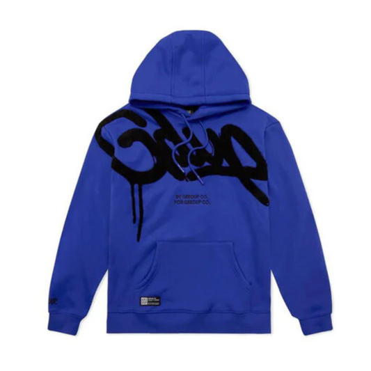 Hoodie Hand Style 'Blue/Black'