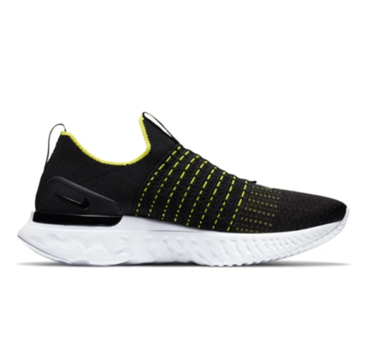 Nike React Phantom Run Flyknit 2 'Black/Sonic Yellow'