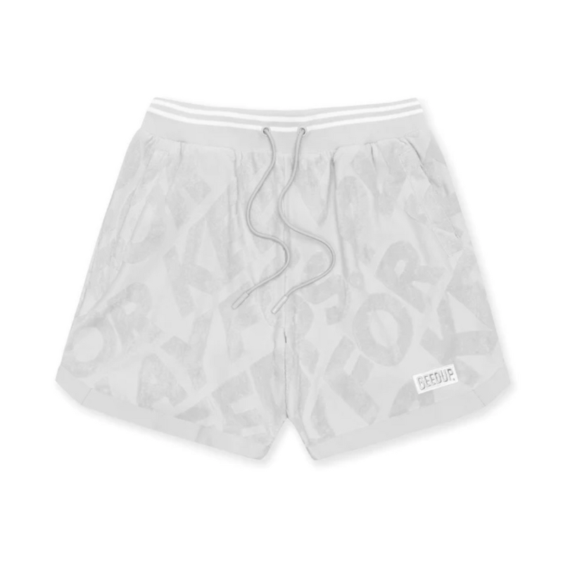 Play For Keeps Monogram Shorts Grey